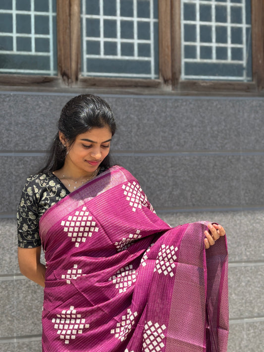 AE03 Cotton silk saree