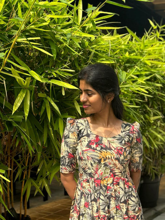 K25 Kantha cotton maxi